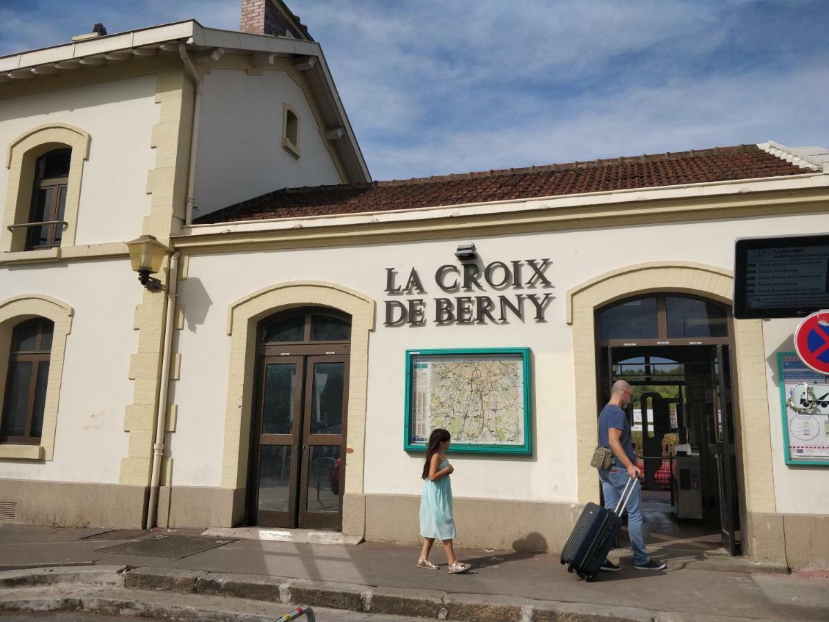 Le Parisien T1Antony-Berny By Beds4Wanderlust - 35M2 Avec Balcon - Aeroport Orly 5Miles - Train Station Rer B Orlyval 1Mile Leilighet Eksteriør bilde